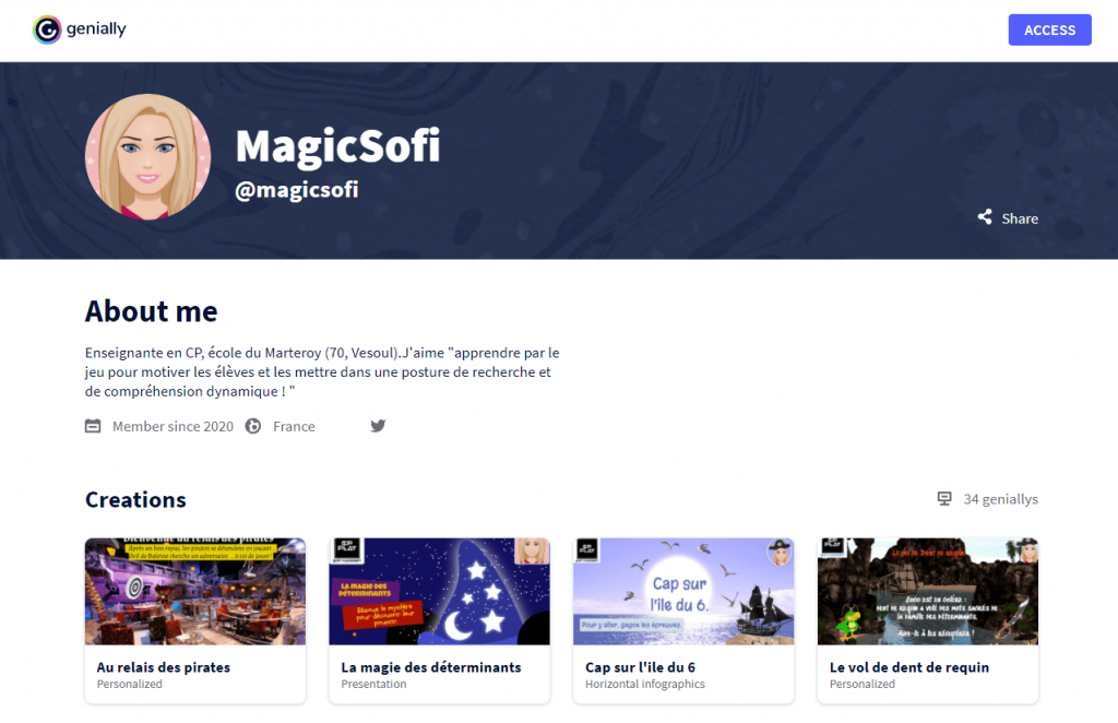 genially profile magicsofi