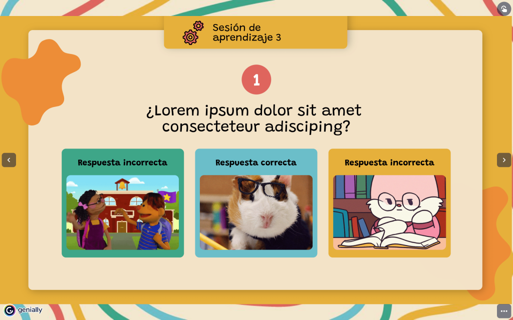 slide de secuencia didáctica quiz