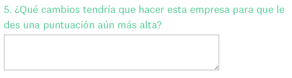 Preguntas con respuesta abierta