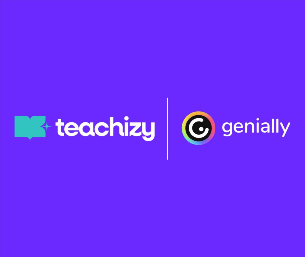 Logo Teachizy junto a Genially