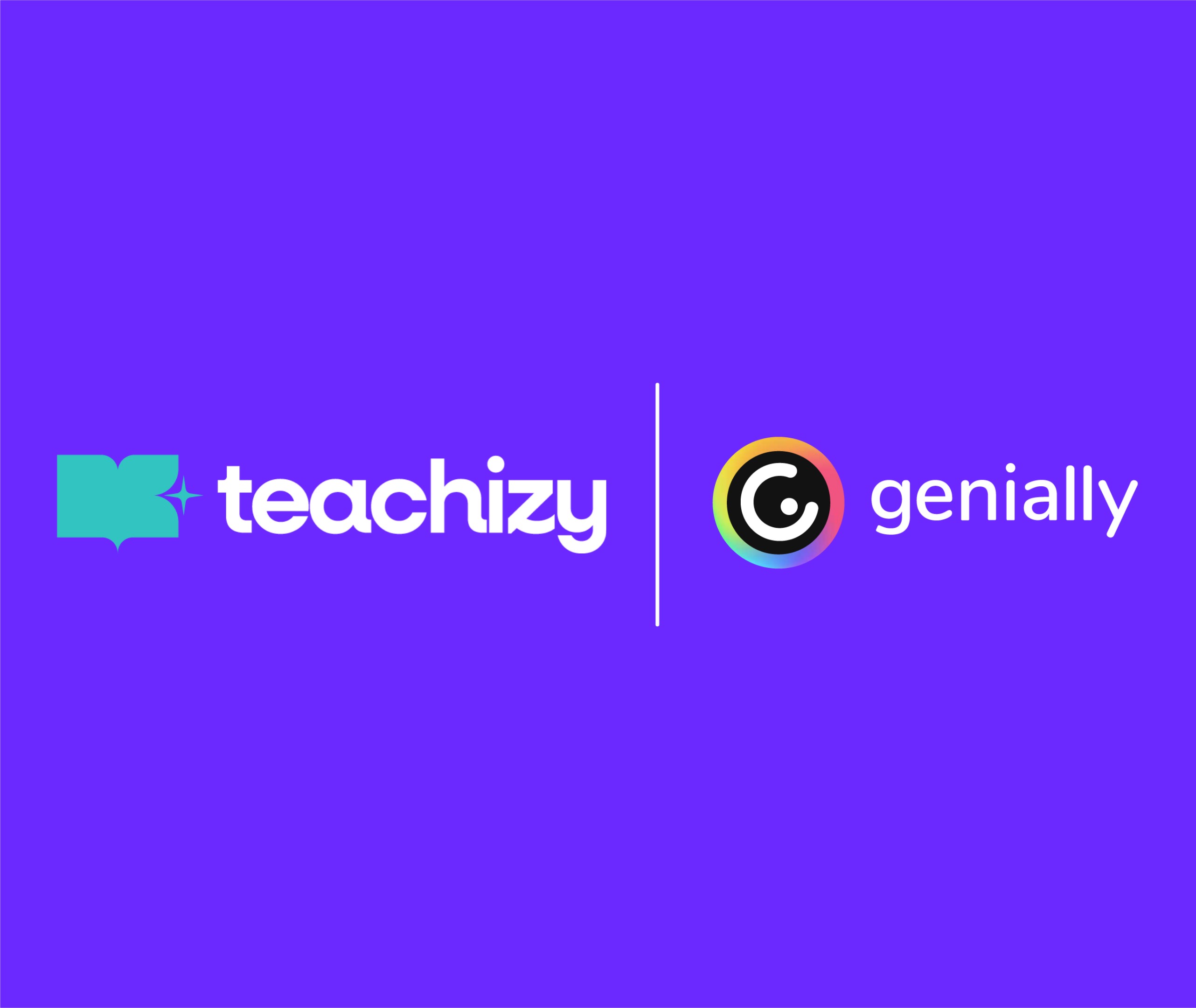 Logo Teachizy junto a Genially